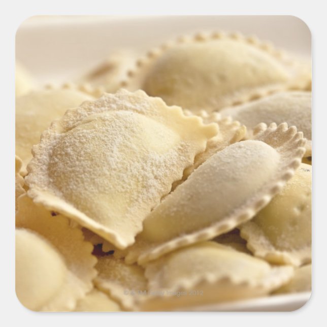 Sticker Carré ravioli italien (Devant)
