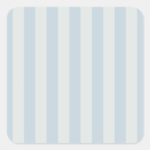 Sticker Carré Rayures bleu clair
