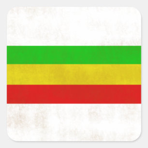 Sticker Carré Rayures sales de Rasta