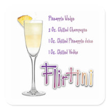 Recette de cocktail Flirtini Ananas Mimosa Art