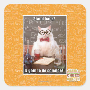 Sticker Carré Reculez !