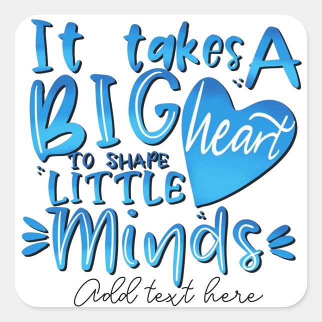 Sticker Carré red apple Teacher thank you retirement Nursery Tot (Devant)