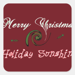 Sticker Carré Red Joyeux Noël Sunshine Wives.png