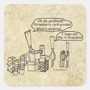 Sticker Carré Reedz Cadeaux