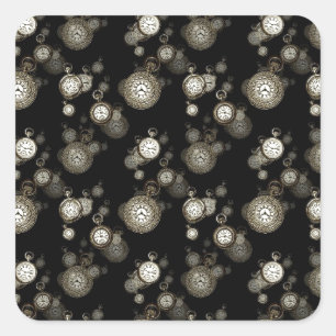 Sticker Carré Regarder les faces imprimé - accessoire à motif st