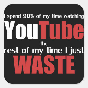 Sticker Carré Regarder YouTube