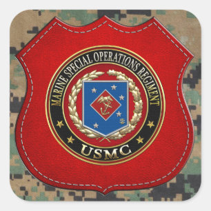 Sticker Carré Régiment d'opérations spéciales marines (MSOR) [3D