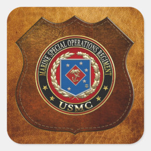 Sticker Carré Régiment d'opérations spéciales marines (MSOR) [3D
