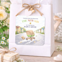 Remerciement pour Baby Shower New Kid On The Block