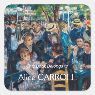 Sticker Carré Renoir - Danse au Moulin de la Galette