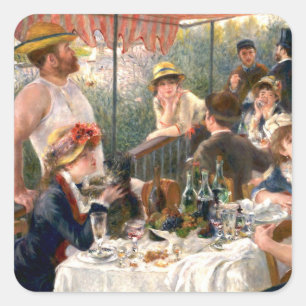 Sticker Carré Renoir French Luncheon Booking Party