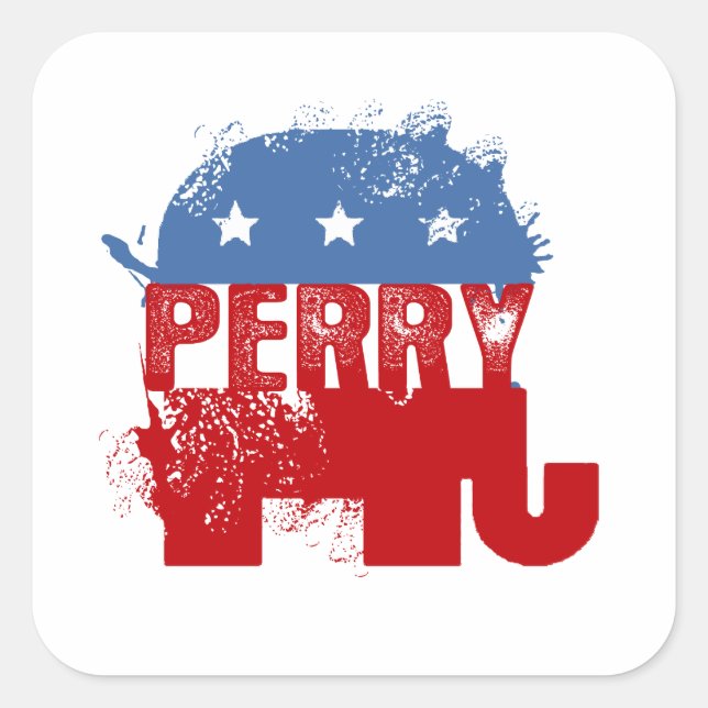 STICKER CARRÉ REPUBLICAN PERRY (Devant)