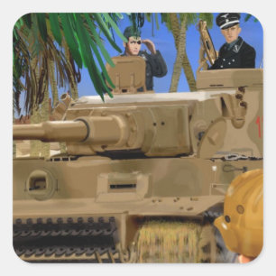 STICKER CARRÉ RÉSERVOIR DE TIGRE DE JOLLY ROGER