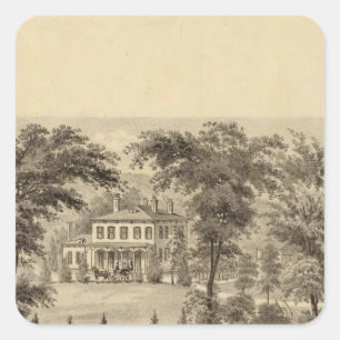 Sticker Carré Résidence de Marshall McDonald