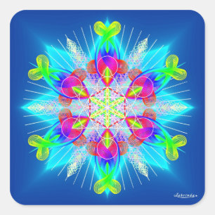 Sticker Carré Respirer, Respirer