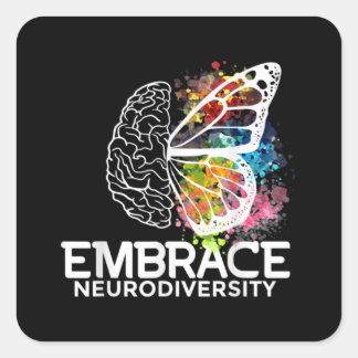 Sticker Carré Responsabilité de la névrose d'Embrace
