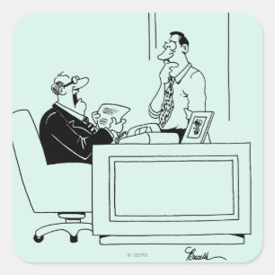 Sticker Carré Responsabilité Office