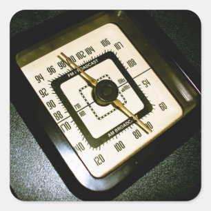 Sticker Carré Rétros par radio composent l'autocollant 03