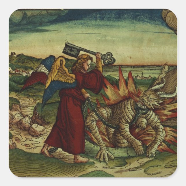 Sticker Carré Révélation (Devant)