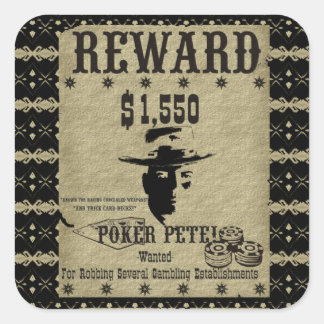 Sticker Carré Reward Poker Pete