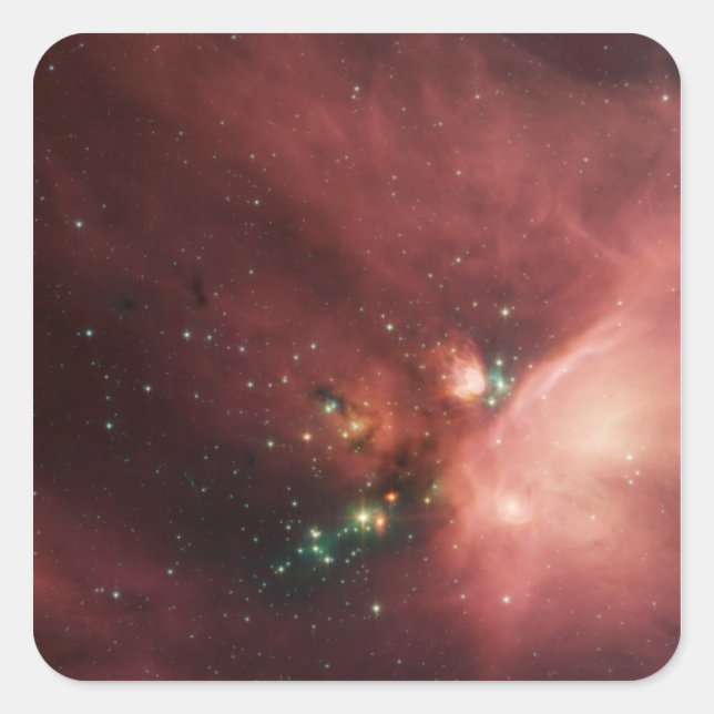 Sticker Carré Rho Ophiuchi nebula 2 (Devant)