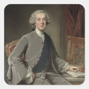 Sticker Carré Richard Grenville, Earl Temple, vers 1760