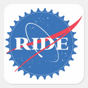Sticker Carré Ride