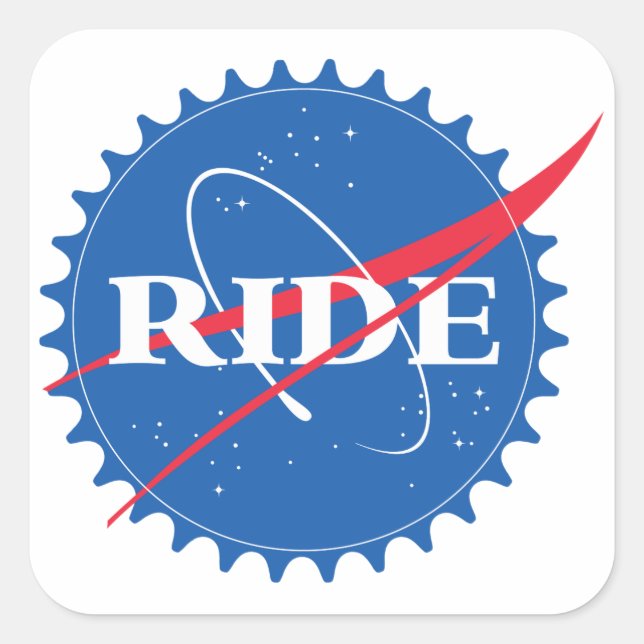 Sticker Carré Ride (Devant)