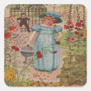 Sticker Carré rime vintage de Mary Mary