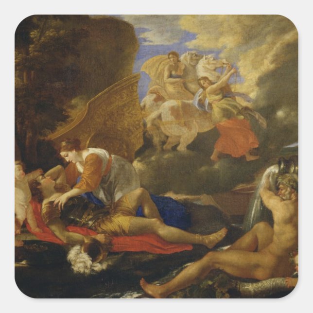 Sticker Carré Rinaldo et Armida (Devant)