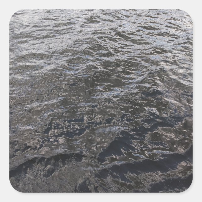 Sticker Carré River Water (Devant)