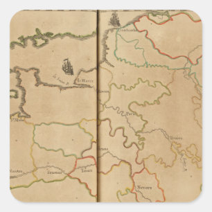 Sticker Carré Rivières de la France