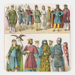 Sticker Carré Robe de Français