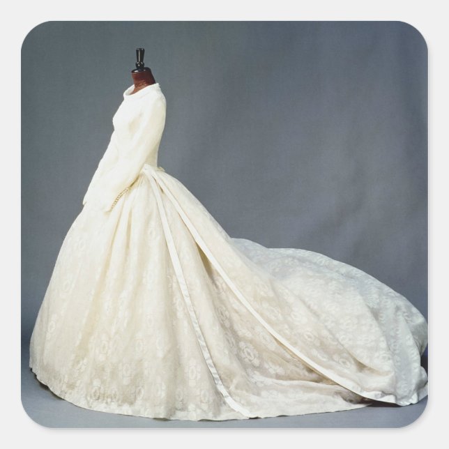 Sticker Carré Robe mariage de Katharine Worsley (Devant)