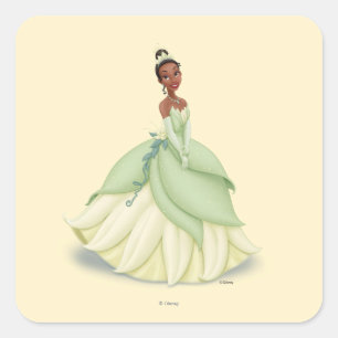 Sticker Carré Robe verte Tiana