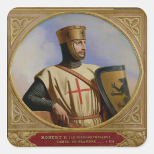 Sticker Carré Robert II le Hiérosolymitain, comte de