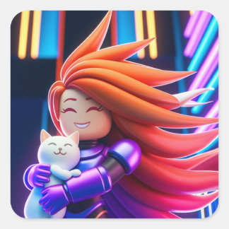 Sticker Carré Roblox  T-Shirt