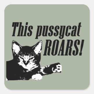 Sticker Carré Roches de Pussycat