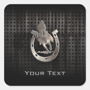 Sticker Carré Rodéo cool
