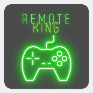 Sticker Carré Roi distant pour la console de jeu