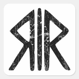 Sticker Carré Roman Way Dieux religion symbole antique antiquité