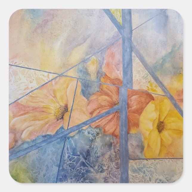 Sticker Carré Romance (Devant)