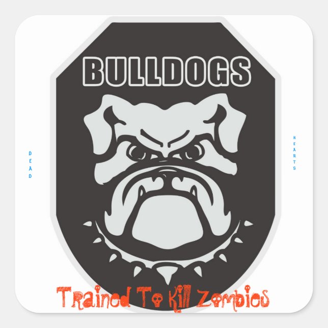 Sticker Carré Romans des Coeurs Morts (Devant)