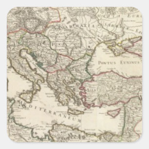 Sticker Carré Rome 2