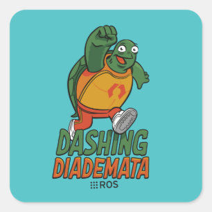 Sticker Carré ROS 2 Dashing Diademata