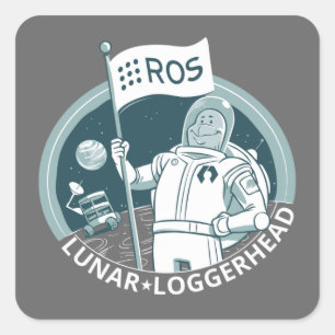 Sticker Carré ROS Lunaire