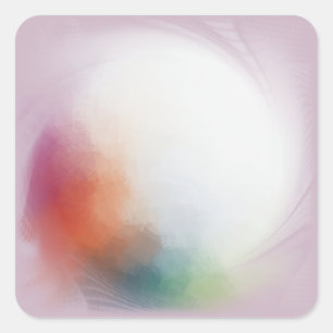 Sticker Carré Rose personnalisé Rouge Jaune Orange Bleu Vert Mod