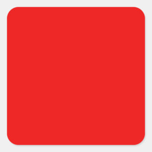 Sticker Carré Rouge BU