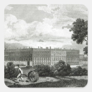 Sticker Carré Roulement des pelouses au palais de Hampton Court