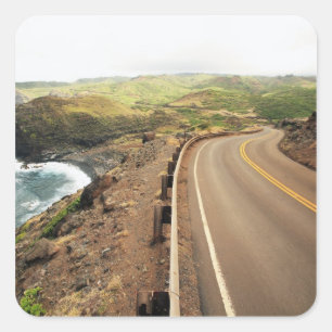 Sticker Carré Route côtière